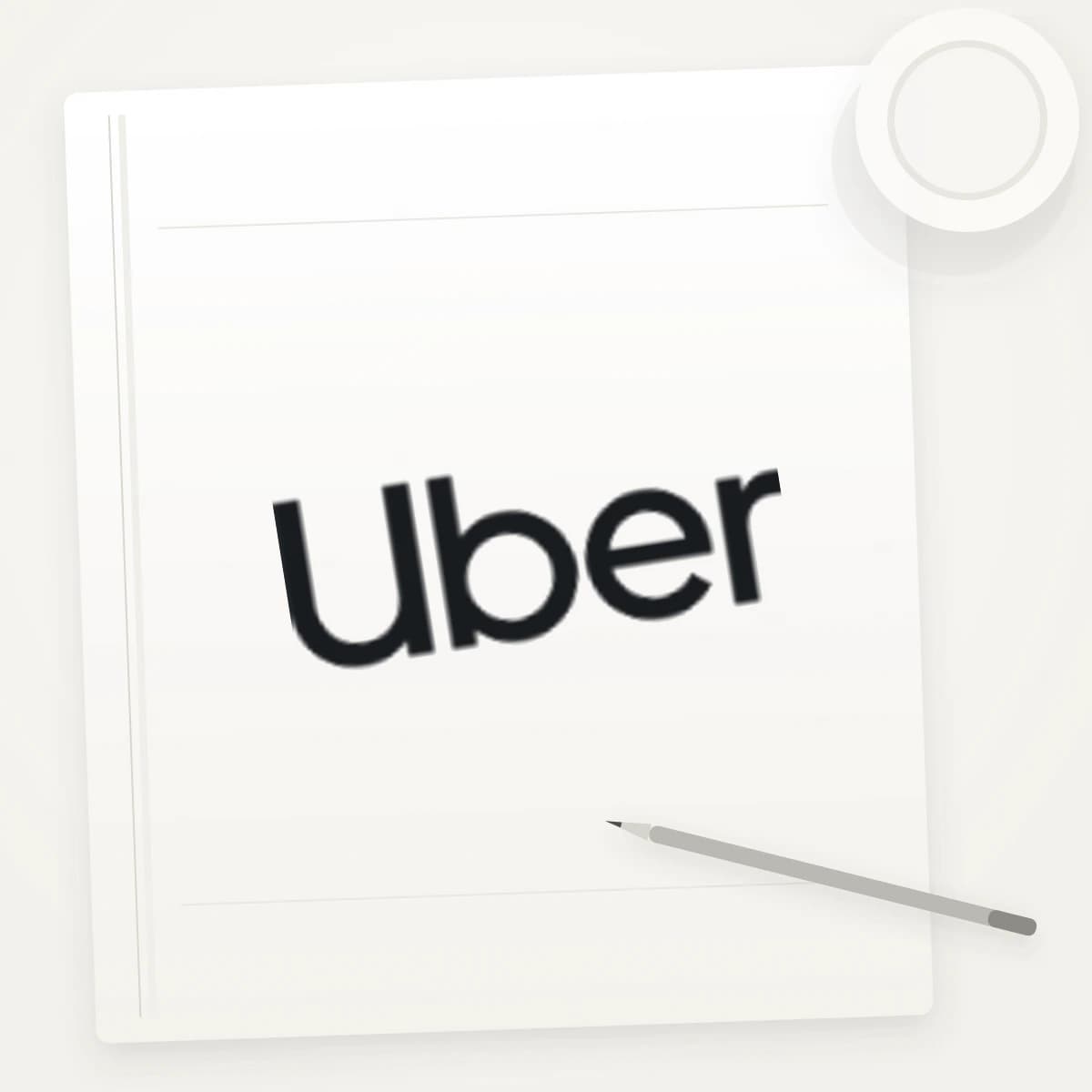UBER Logo Sticker application preview
