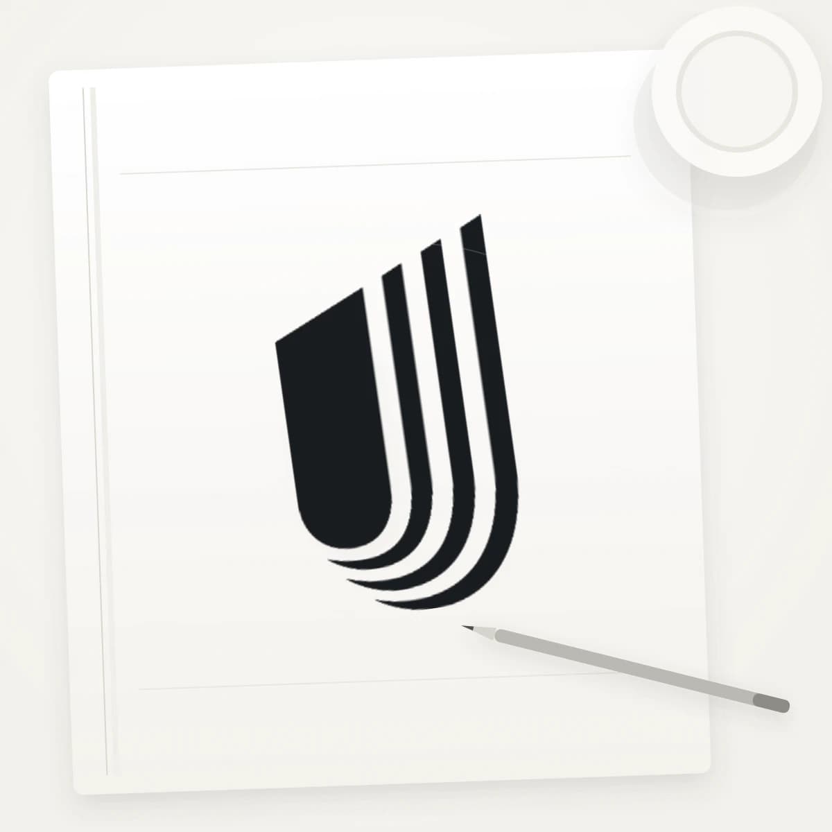 UNH Logo Sticker application preview