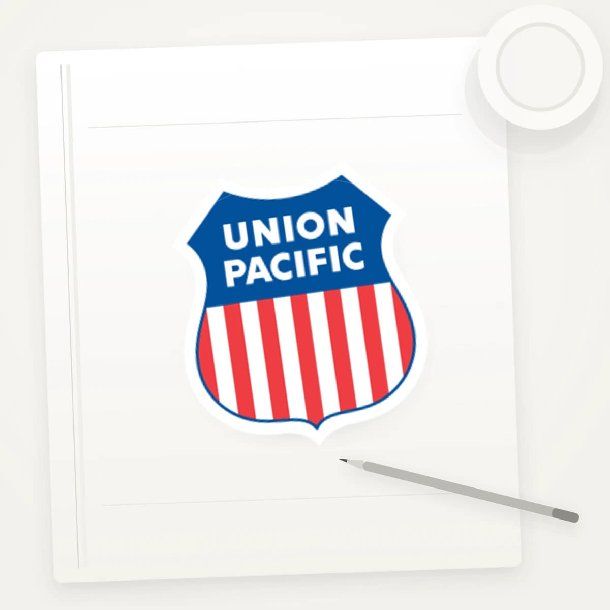 UNP Logo Sticker application preview
