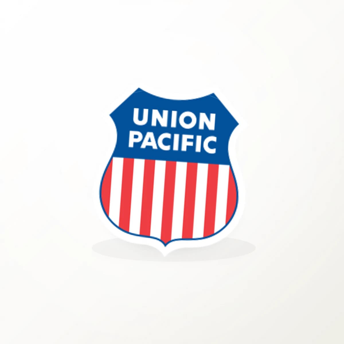 UNP Logo Sticker in an original company-logo die-cut vinyl design