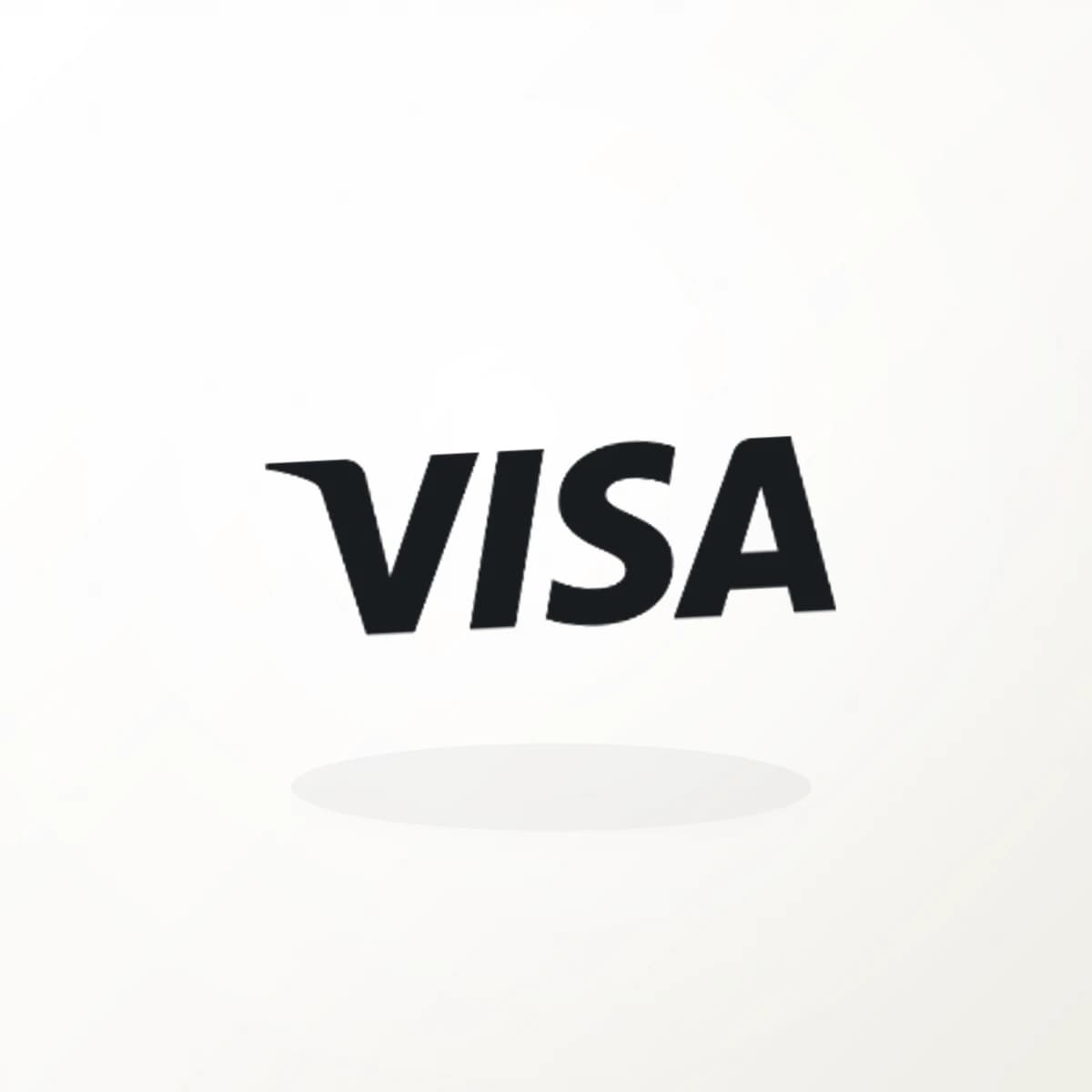 V Logo Sticker in an original company-logo die-cut vinyl design