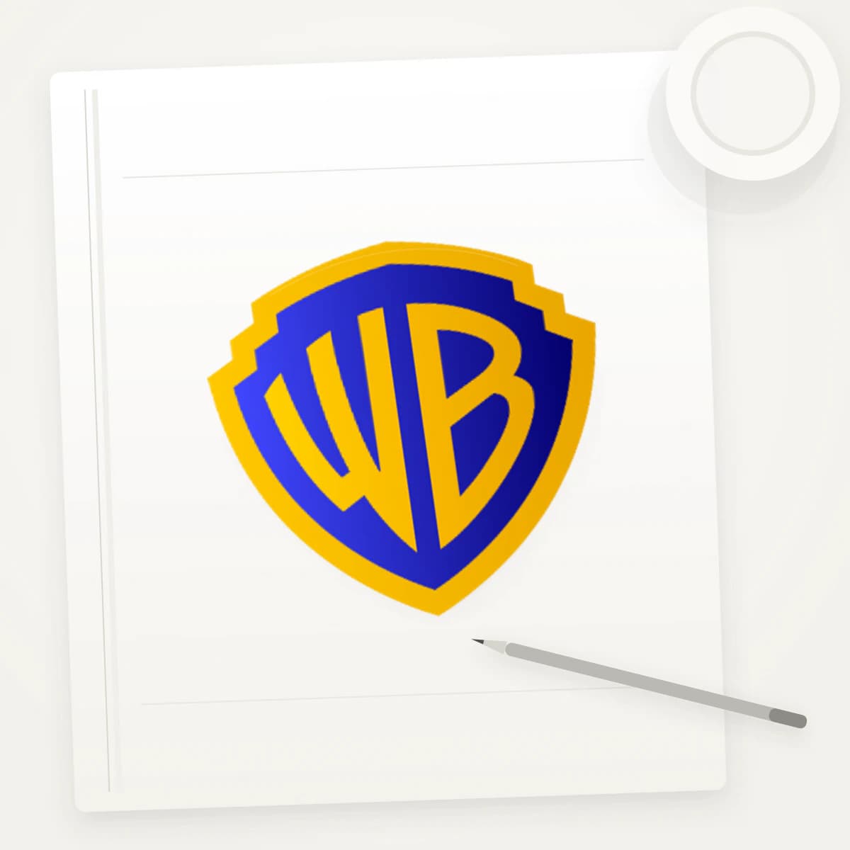 WBD Logo Sticker application preview