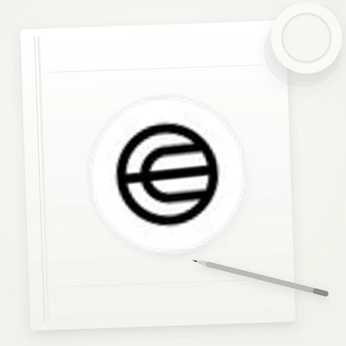 WLD Crypto Logo Sticker application preview