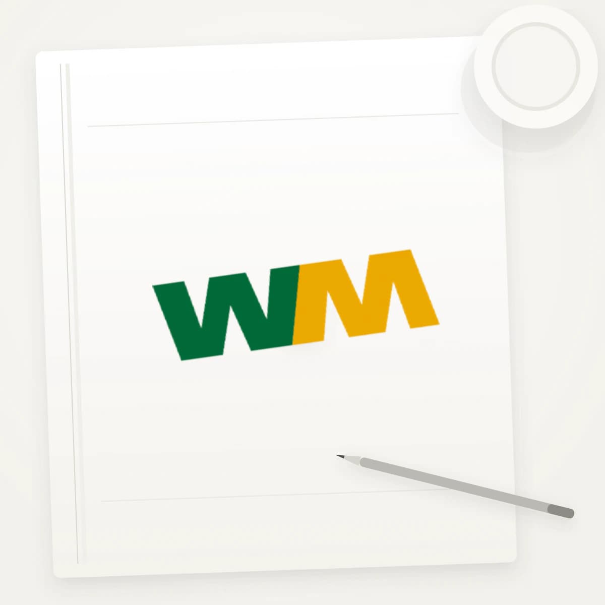 WM Logo Sticker application preview