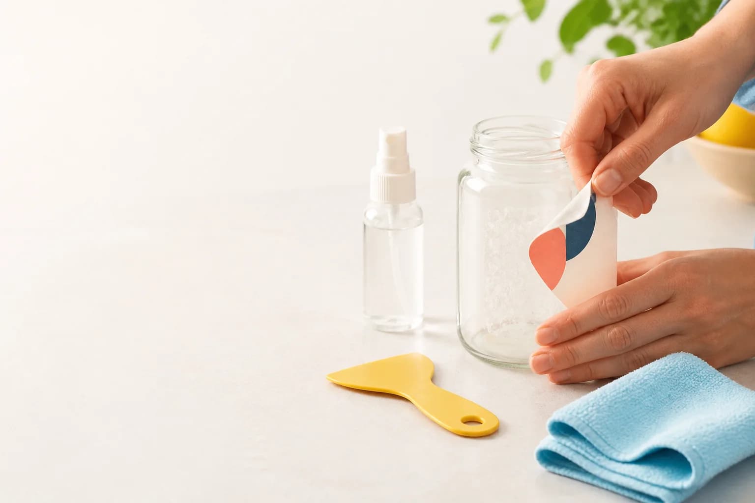Remove Sticker Residue from Everyday Surfaces lifestyle and character sticker cover