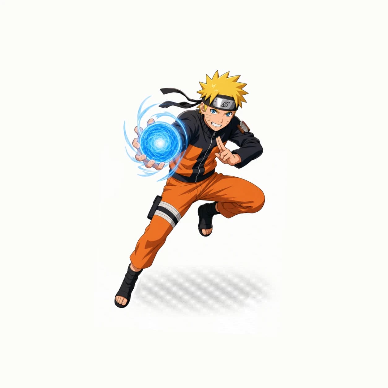 Naruto Naruto Uzumaki Rasengan matte vinyl character sticker
