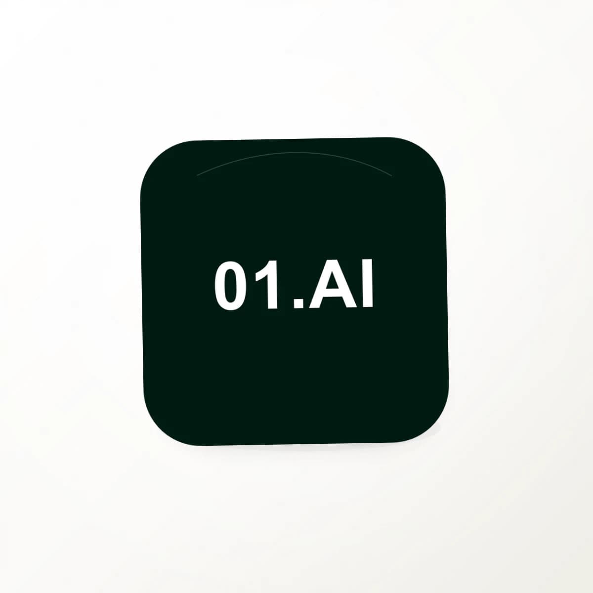01.AI Provider Logo Sticker in an original AI-brand-logo die-cut vinyl design