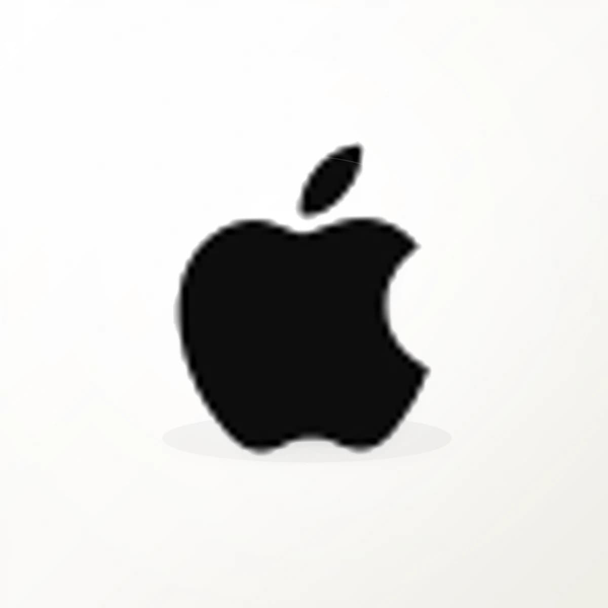 AAPL Logo Sticker in an original company-logo die-cut vinyl design