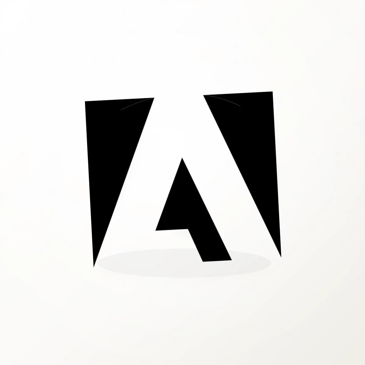 Adobe Firefly Provider Logo Sticker in an original AI-brand-logo die-cut vinyl design