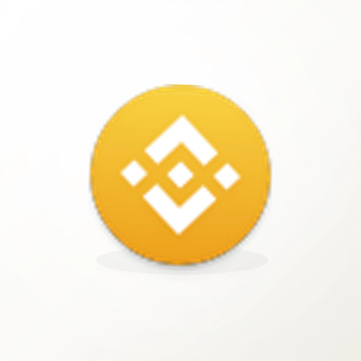 BNB Crypto Logo Sticker in an original crypto-logo die-cut vinyl design