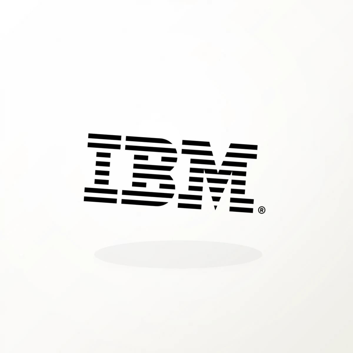IBM watsonx Provider Logo Sticker in an original AI-brand-logo die-cut vinyl design