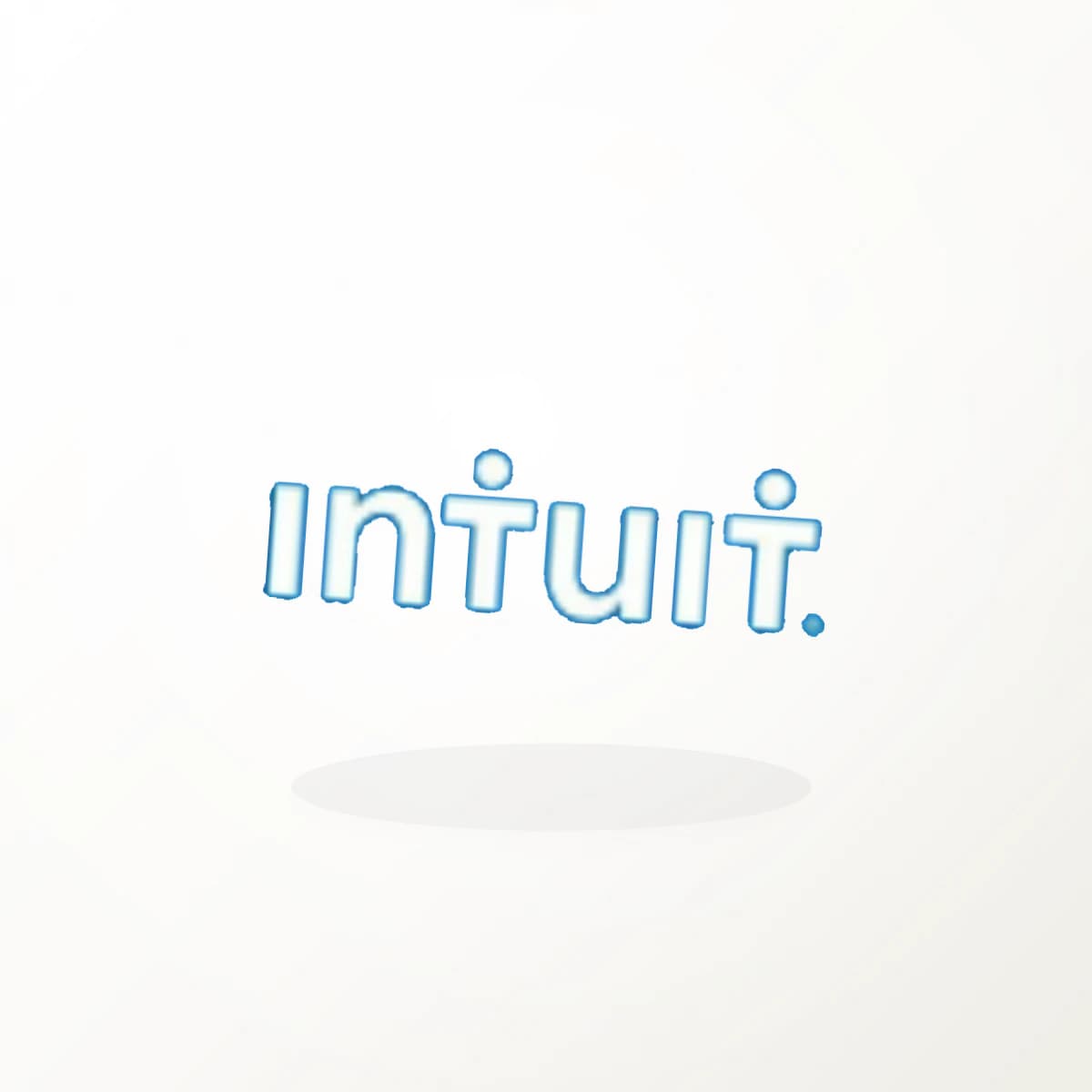INTU Logo Sticker in an original company-logo die-cut vinyl design