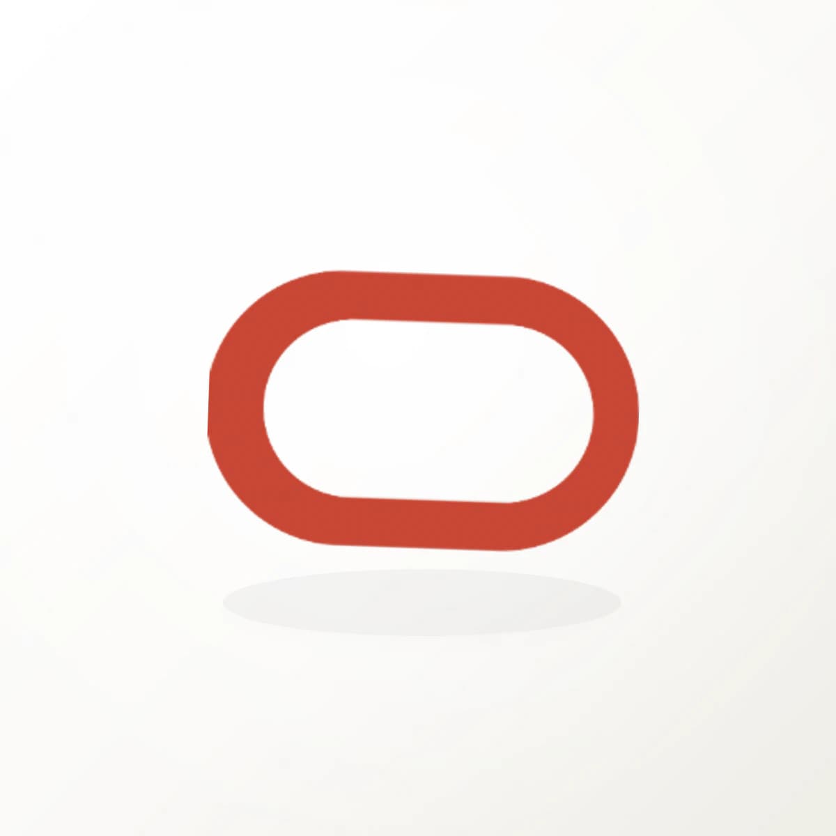 ORCL Logo Sticker in an original company-logo die-cut vinyl design